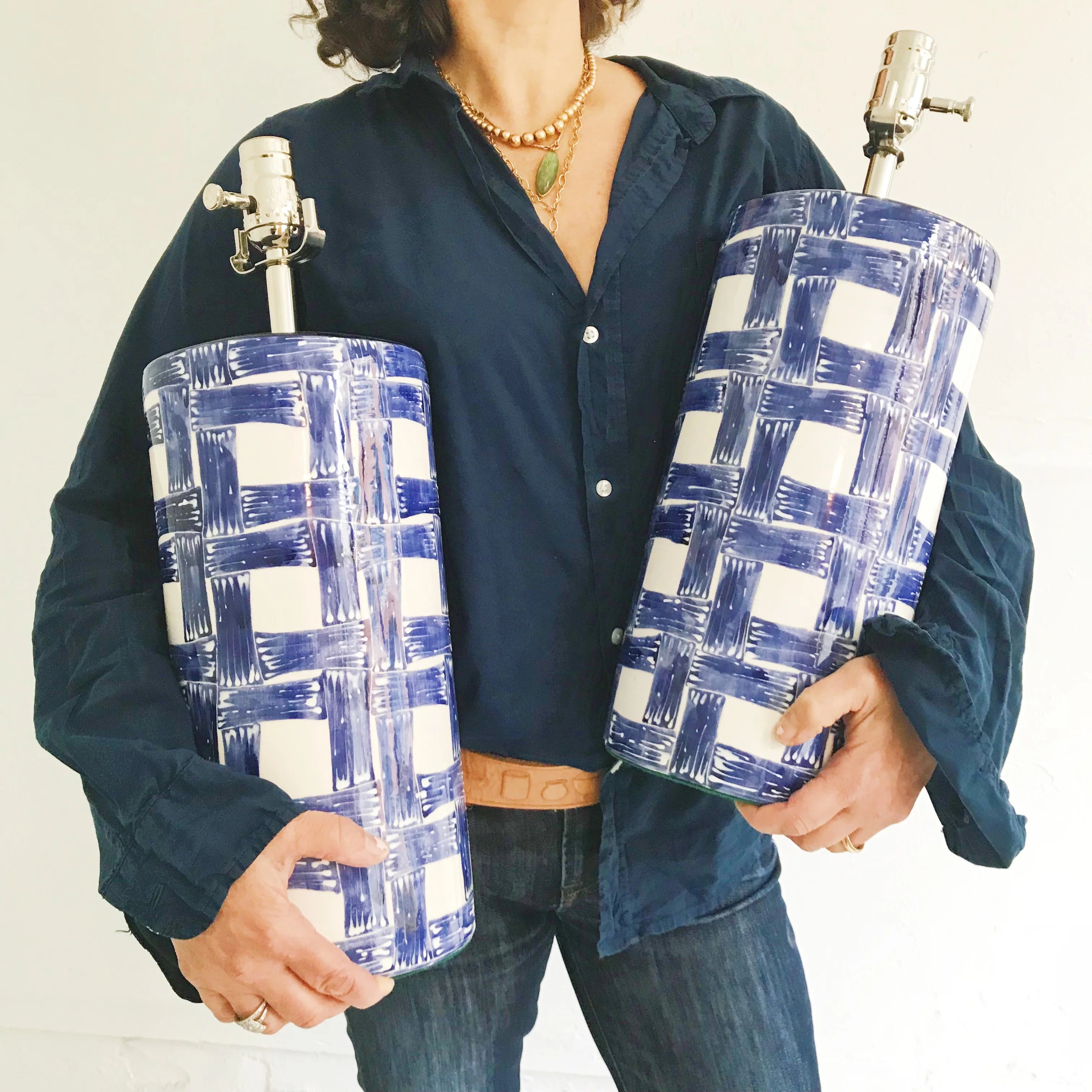 Cylinder Lamp in Veranda