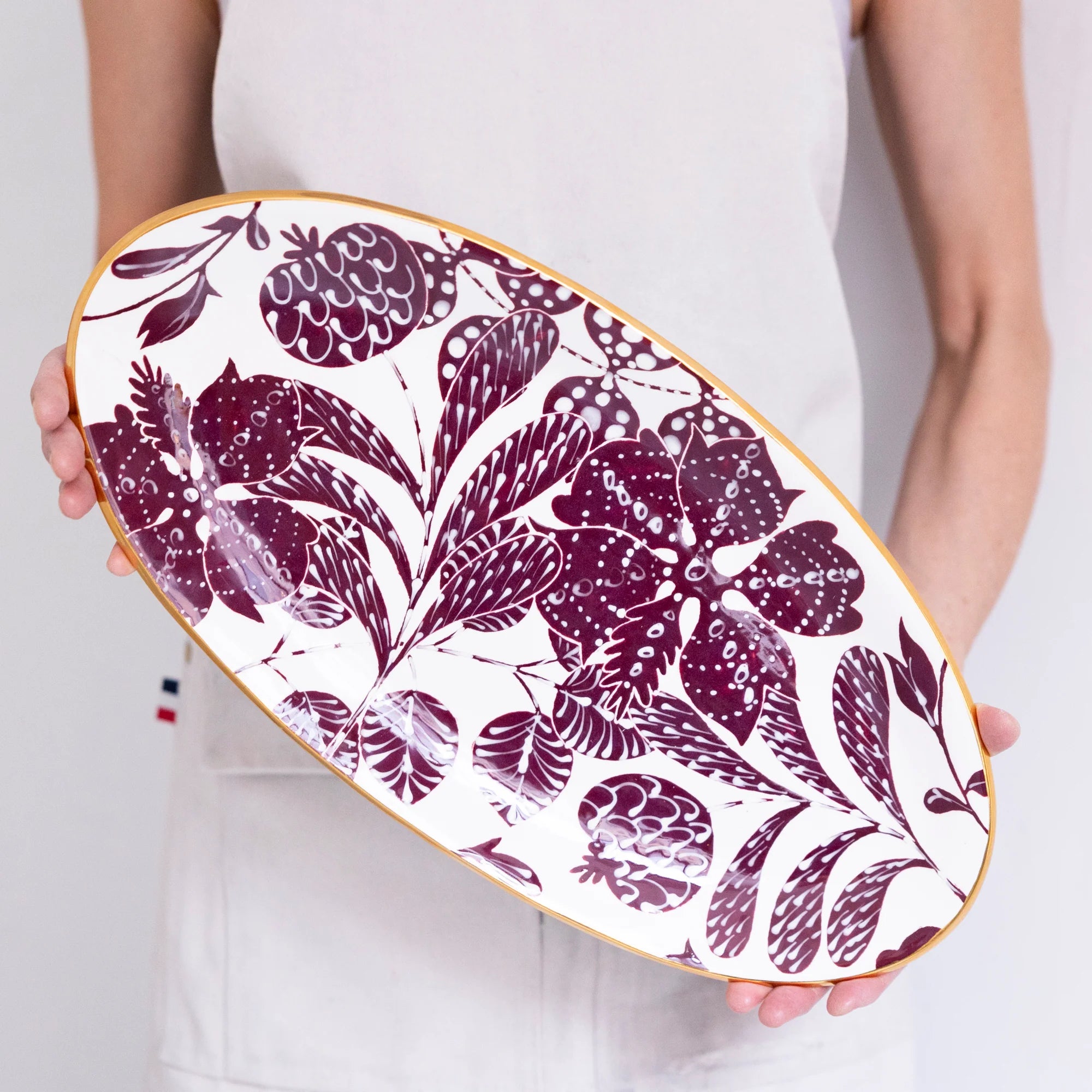 1st Day of Xmas- Oval Tray