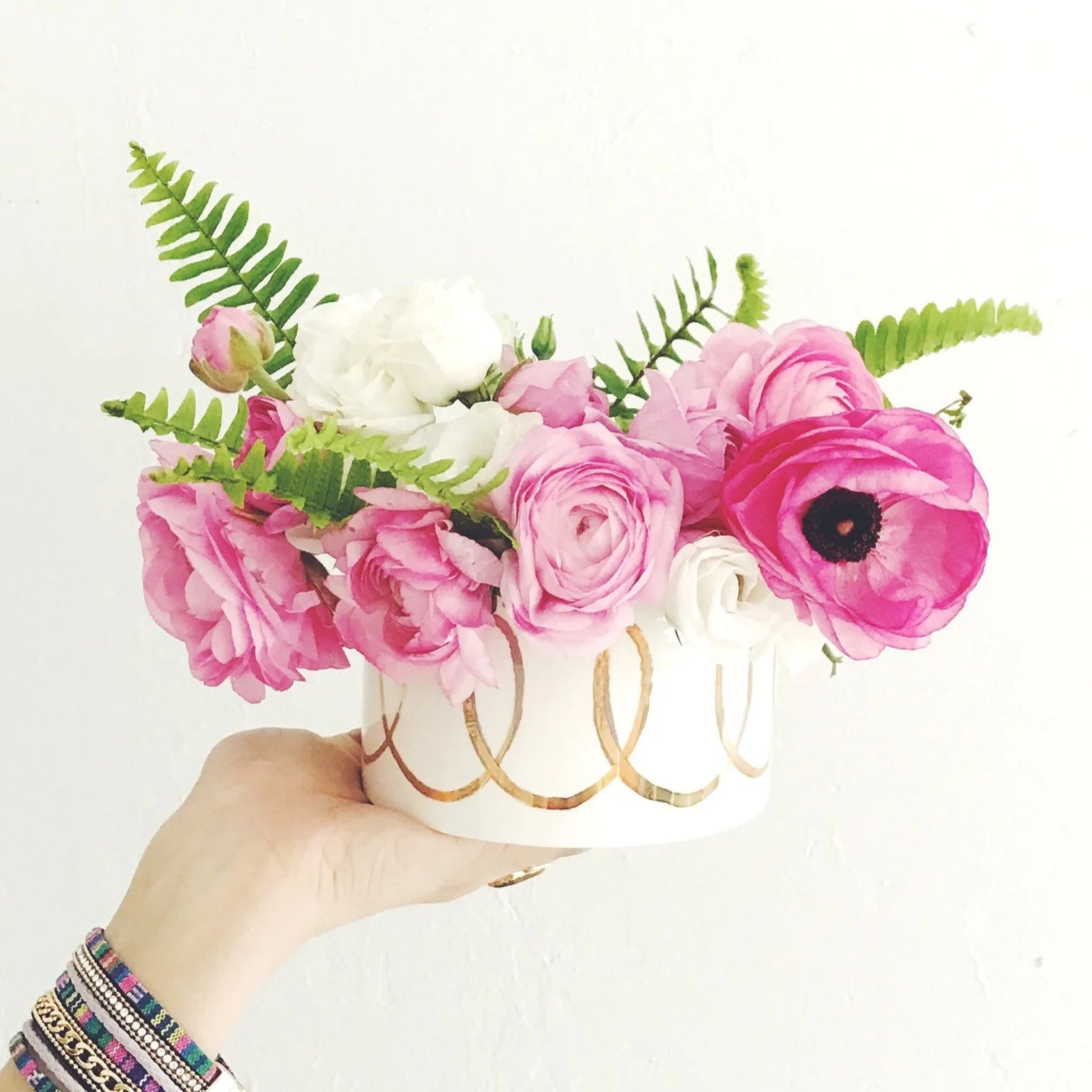 Gold Loops Ice Cream Bowl