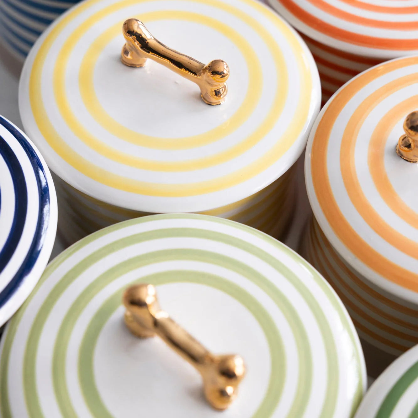 Jill Rosenwald X Polkadog Bone Jar- Pear