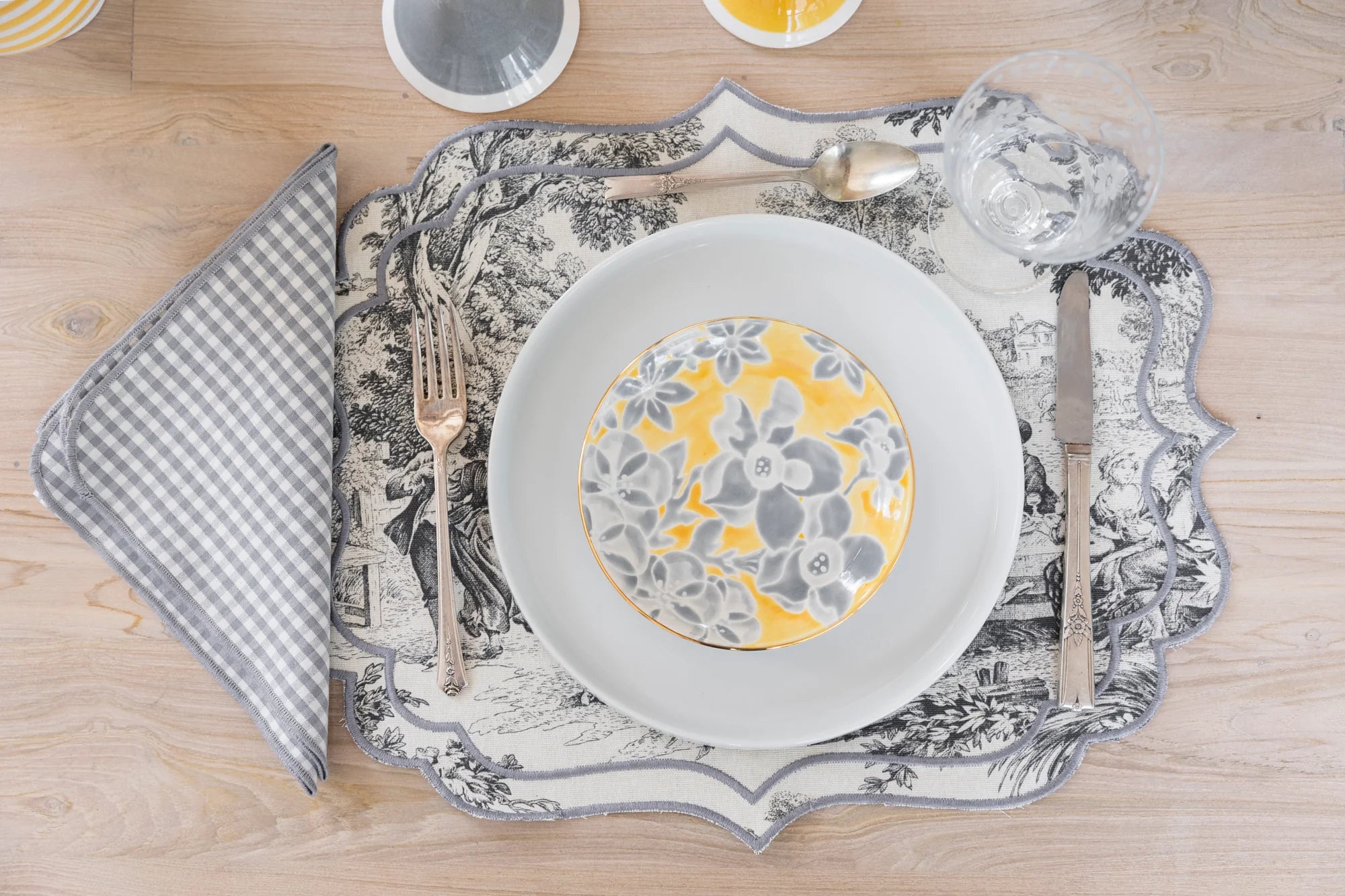 Set of 2 Gingham Napkins