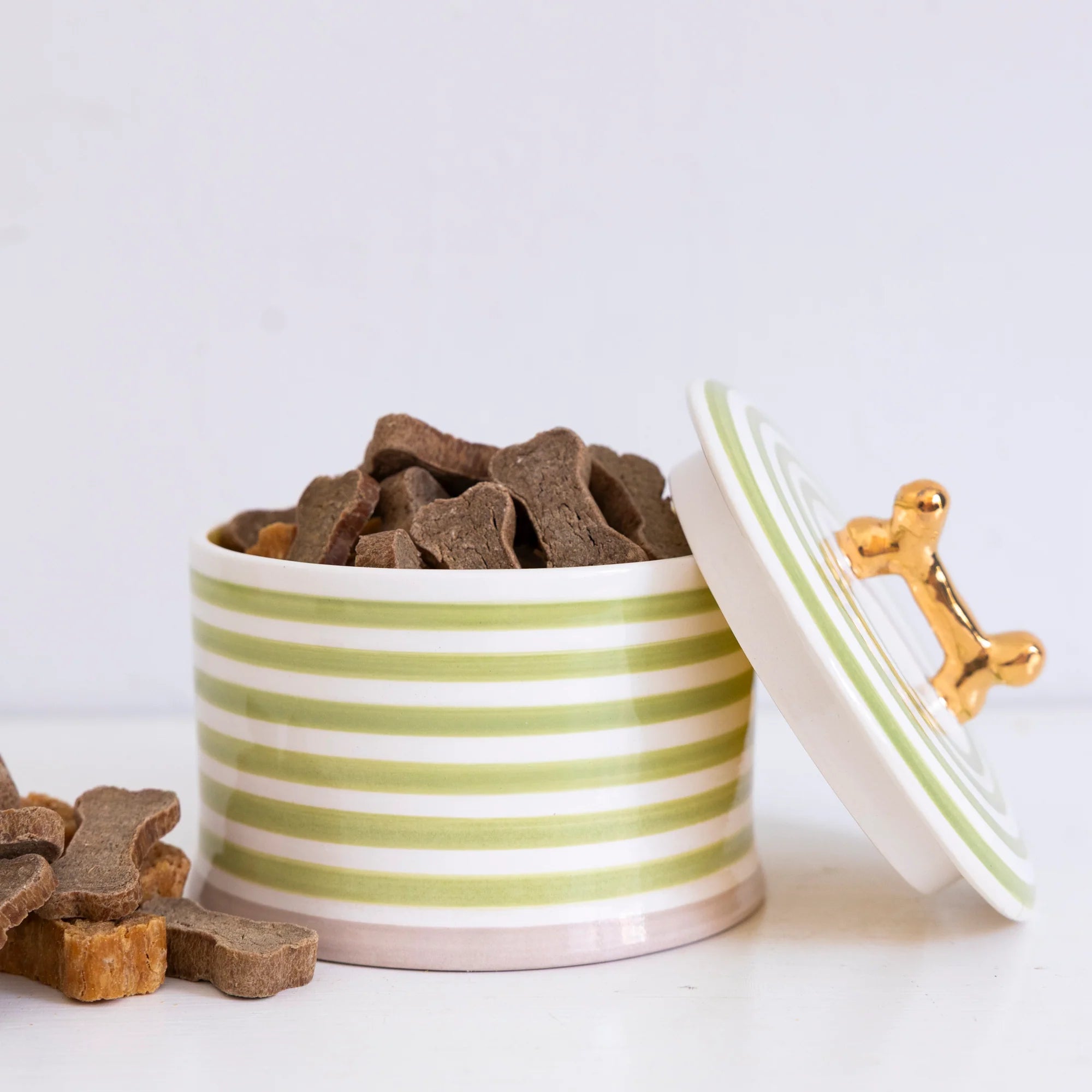 Jill Rosenwald X Polkadog Bone Jar- Pear