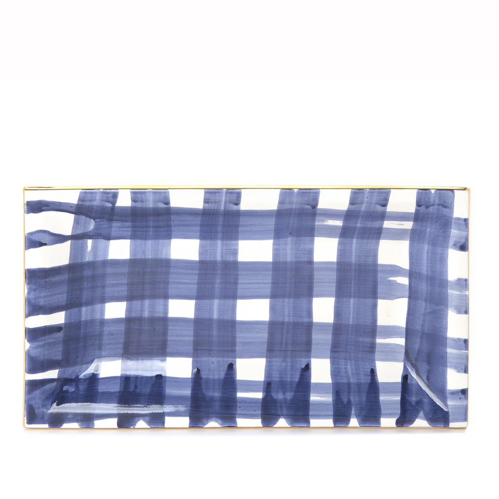 Brooks Plaid Tapas Tray
