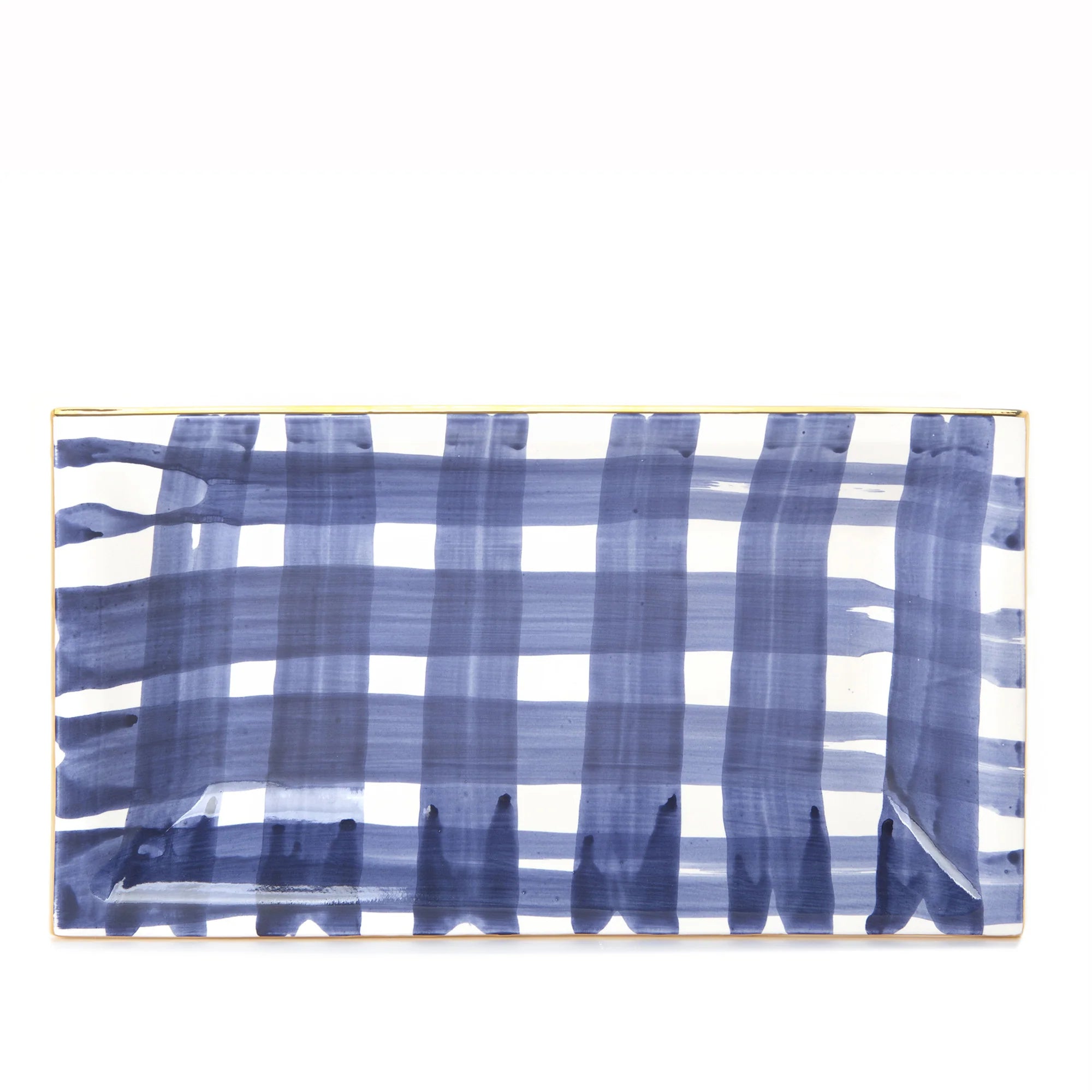 Brooks Plaid Tapas Tray