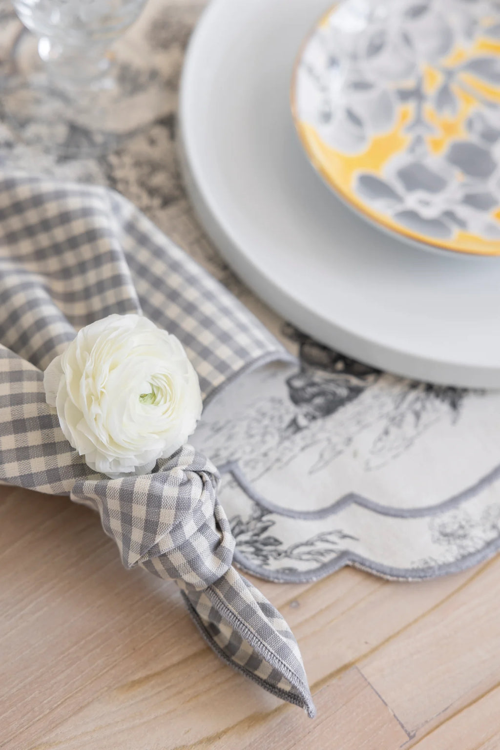 Set of 2 Gingham Napkins