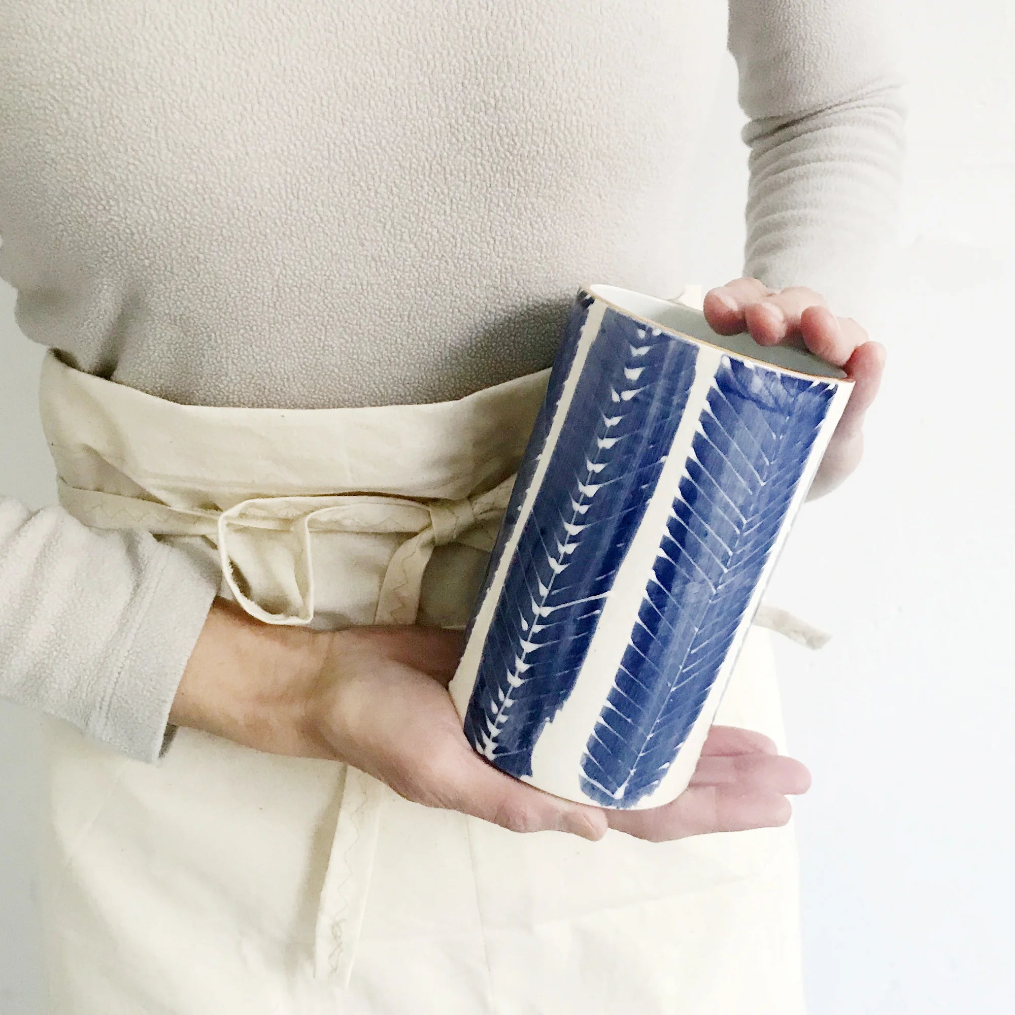 Feather #5 Cylinder Vase