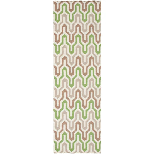 Fallon Rug, Green/Ivory