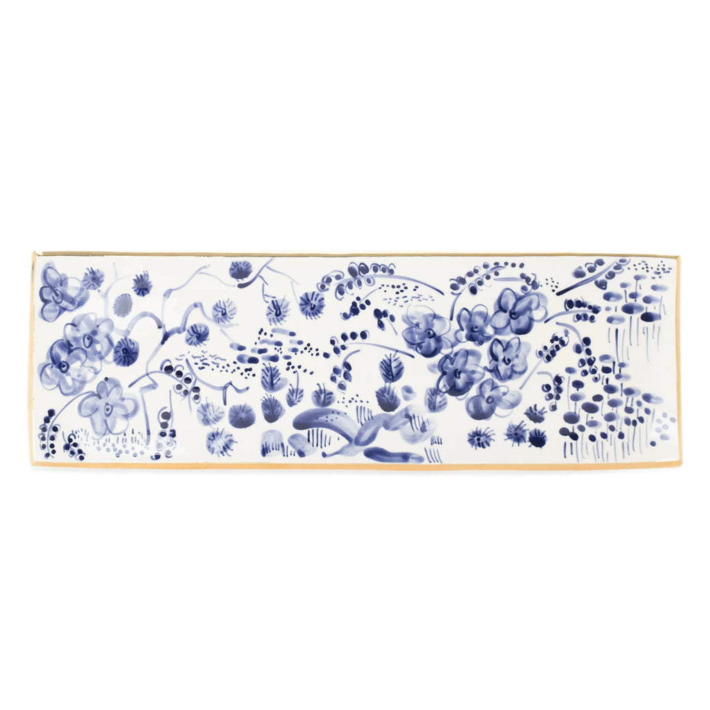 Erin Gates Delft Baguette Tray