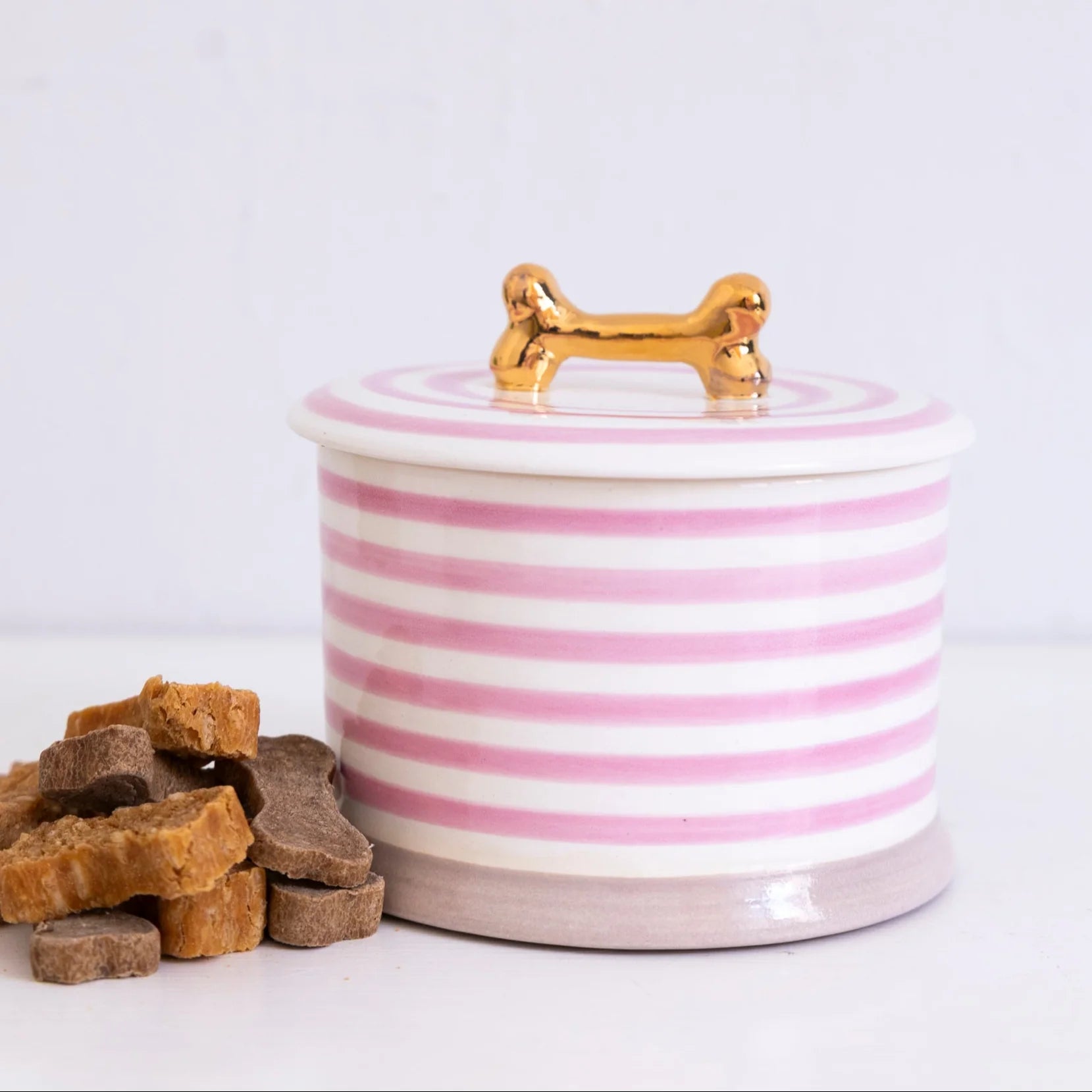 Jill Rosenwald X Polkadog Bone Jar- Pinkie Swear