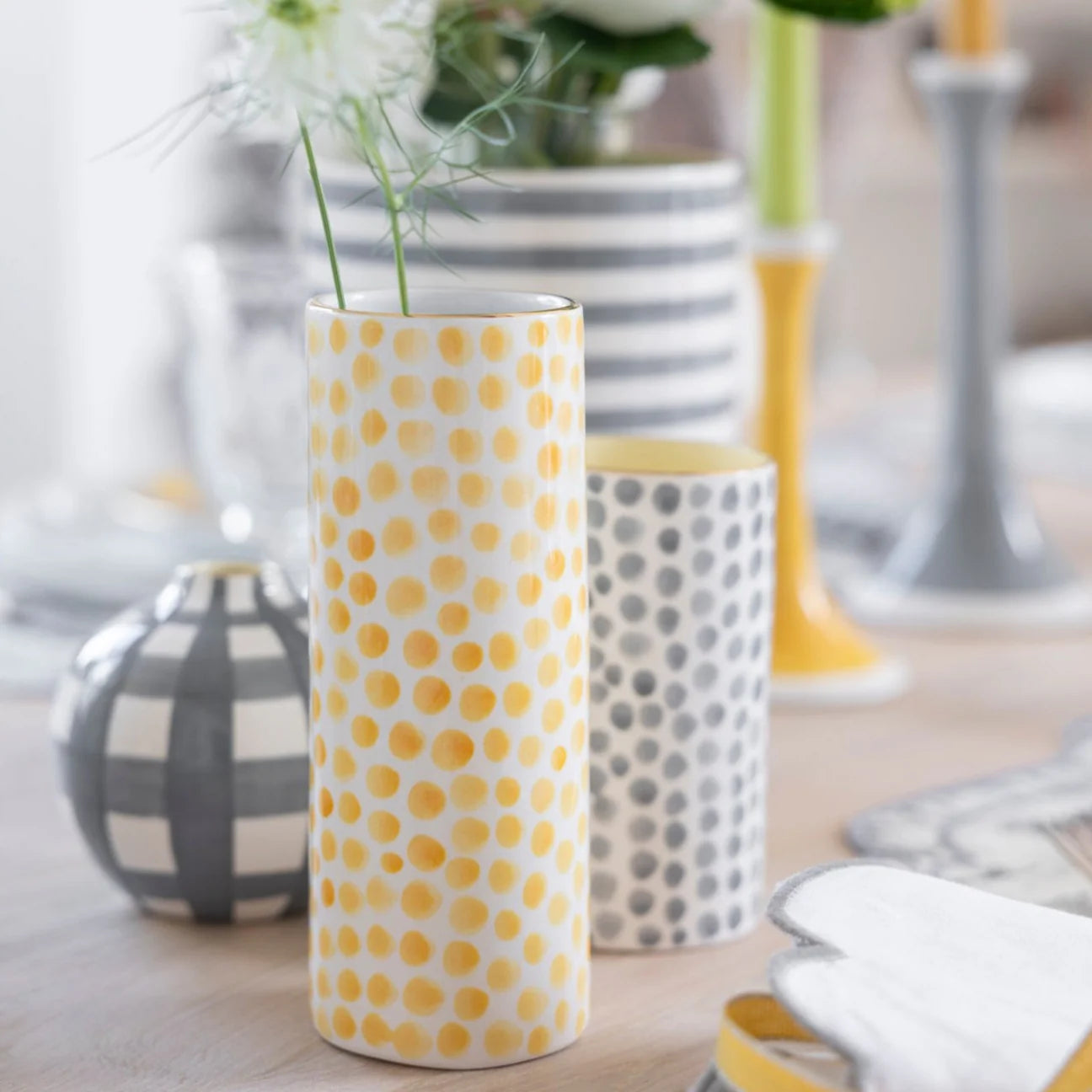 Micro Dot #7 Skinny Vase