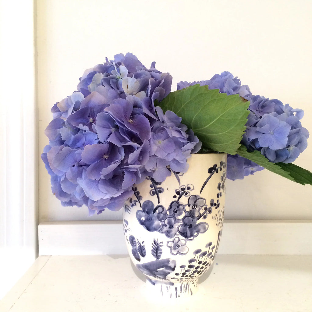 Erin Gates Delft Tall Bowl