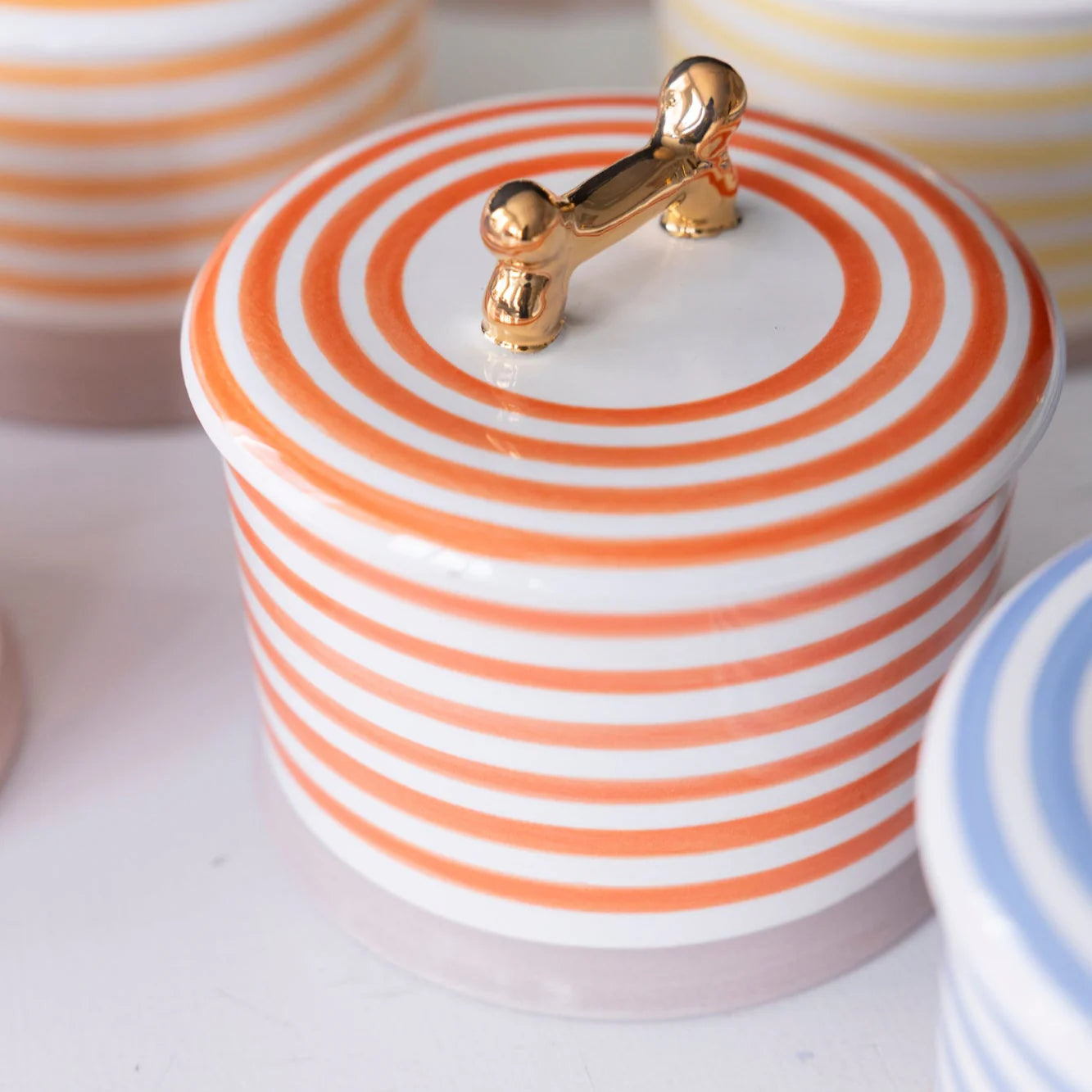 Jill Rosenwald X Polkadog Bone Jar- Pepper