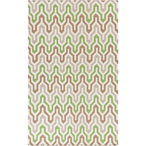 Fallon Rug, Green/Ivory