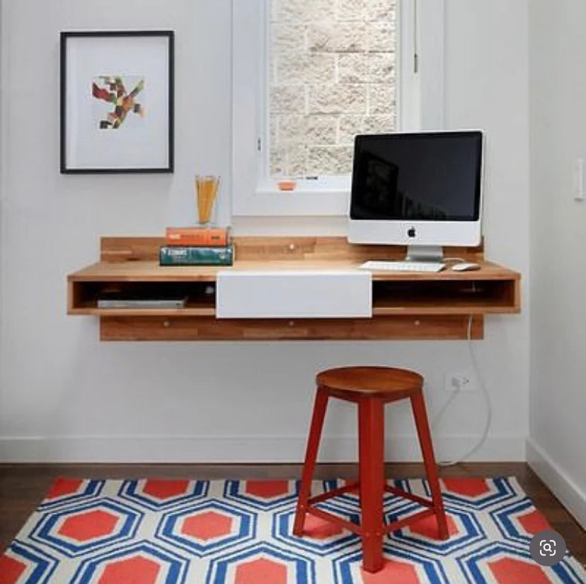 Fallon Hex Rug, Burnt Orange