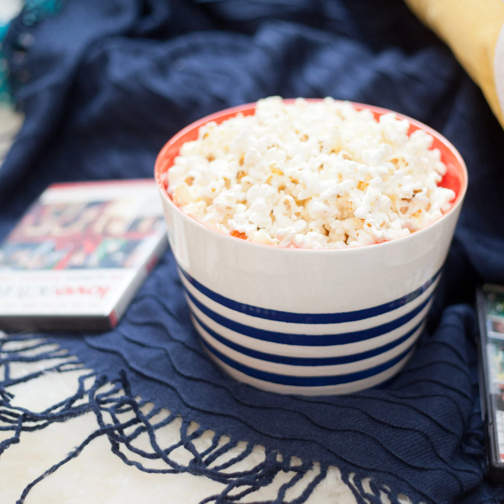 Capri Stripe Basil Bowl