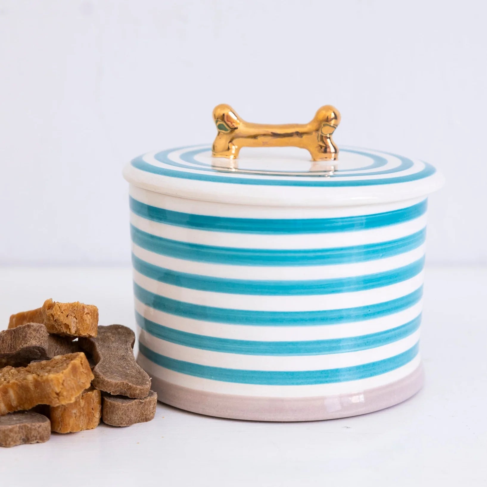 Jill Rosenwald X Polkadog Bone Jar- Marine