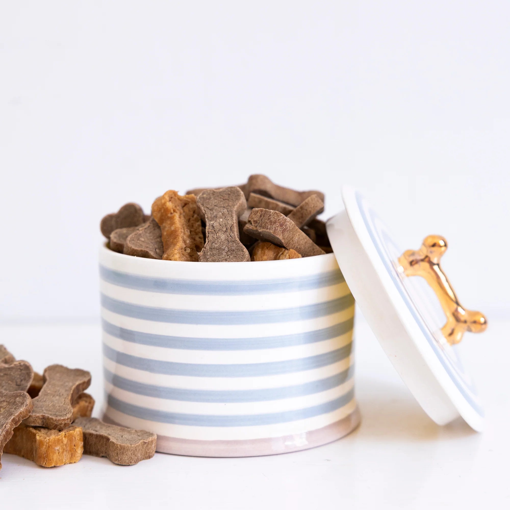 Jill Rosenwald X Polkadog Bone Jar- Morning Fog