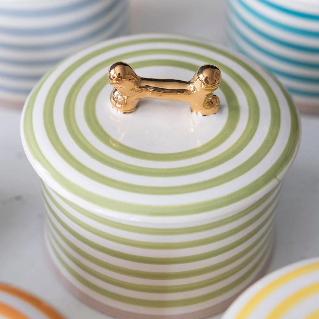 Jill Rosenwald X Polkadog Bone Jar- Pear