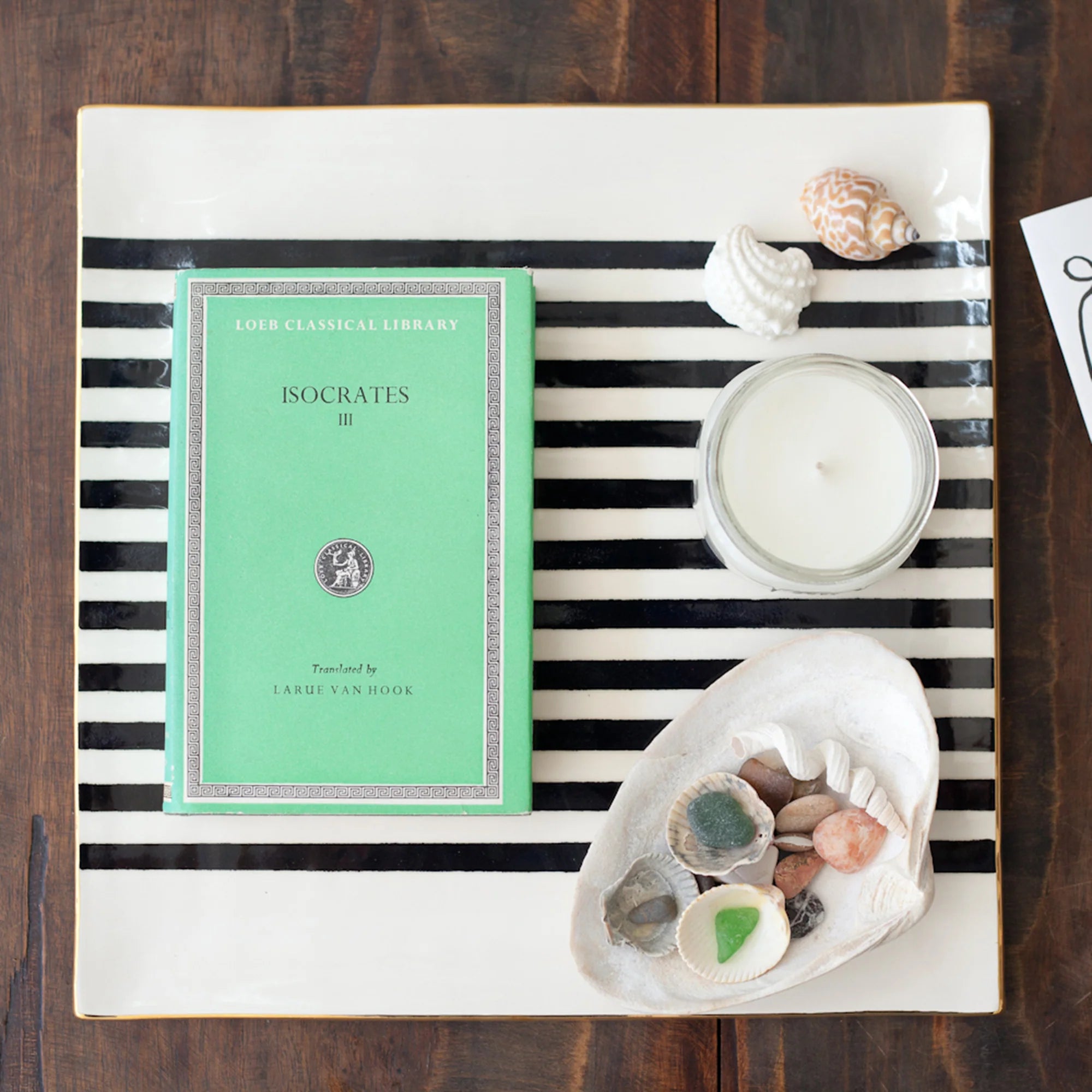 Capri Stripe Brekkie Tray