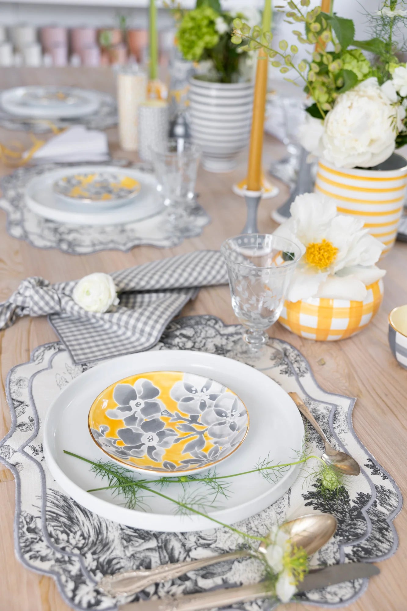 Set of 2 Gingham Napkins