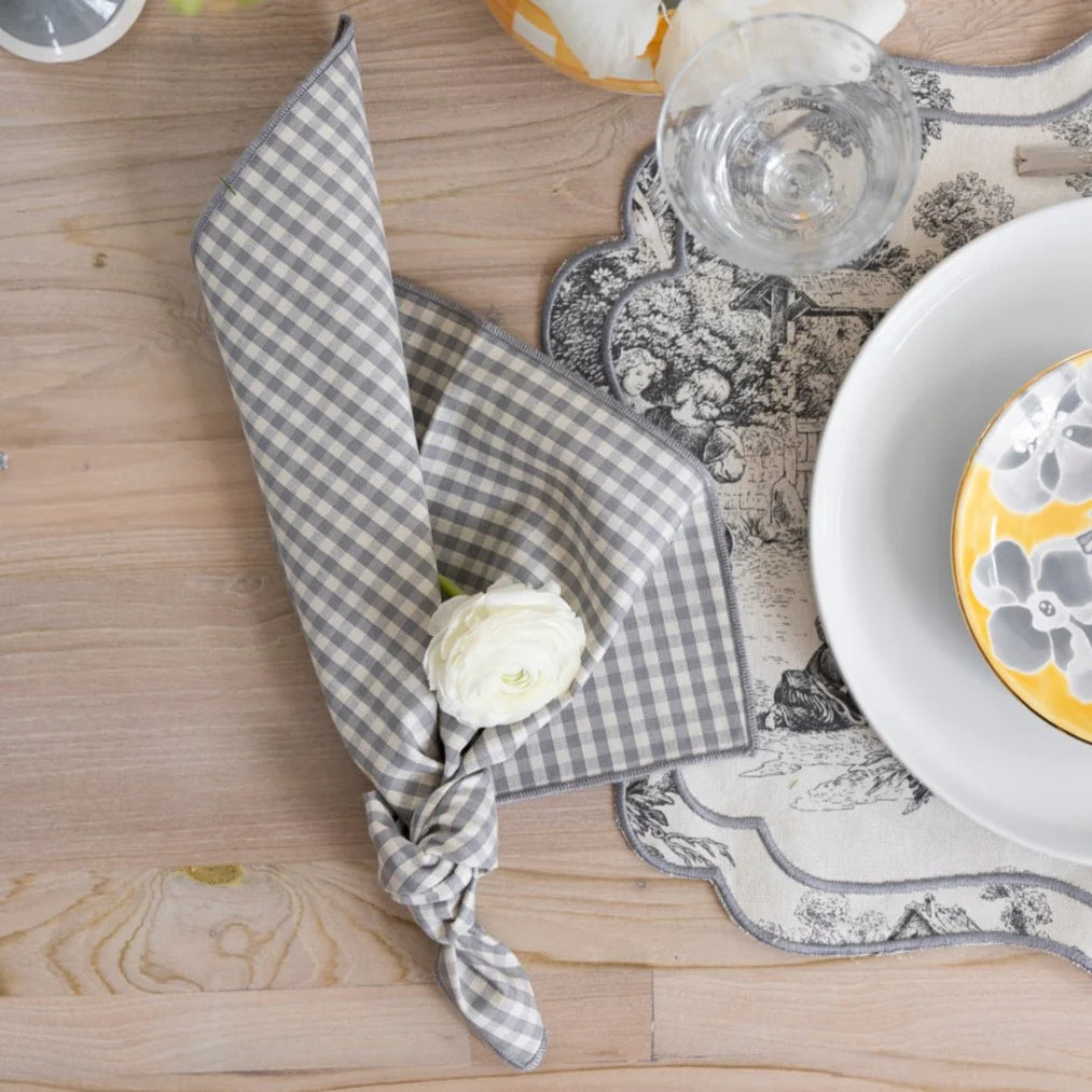 Set of 2 Gingham Napkins