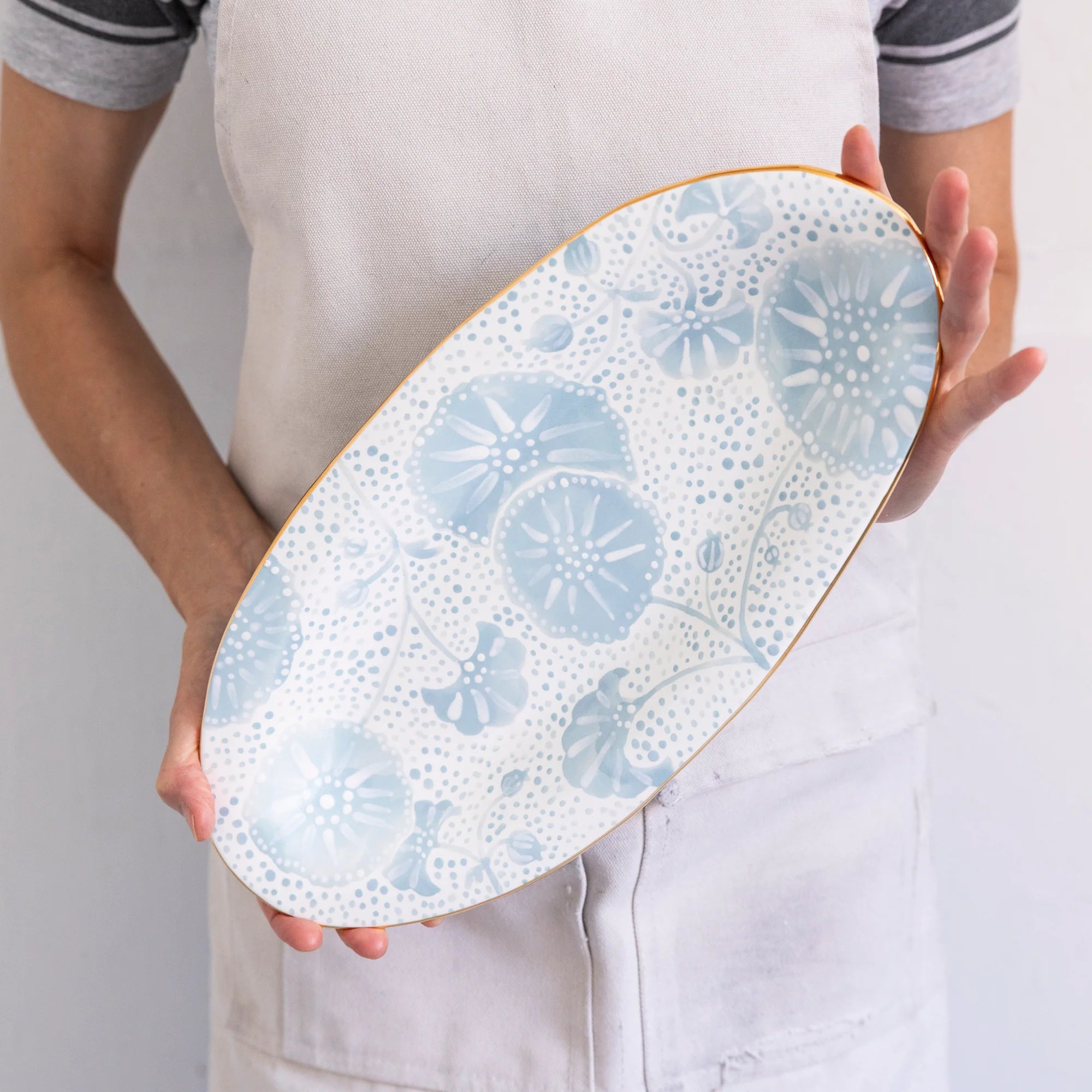 Lady Featherington Small Oval Tray