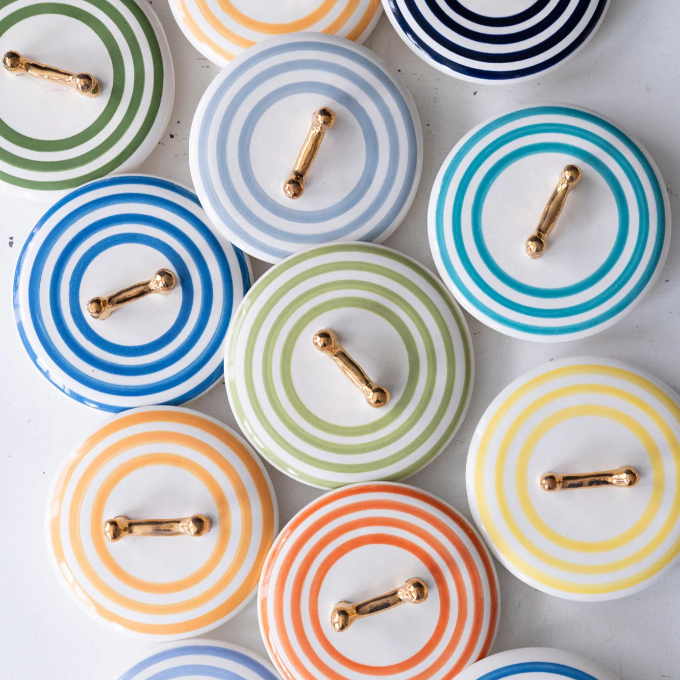 Jill Rosenwald X Polkadog Bone Jar- Ocean