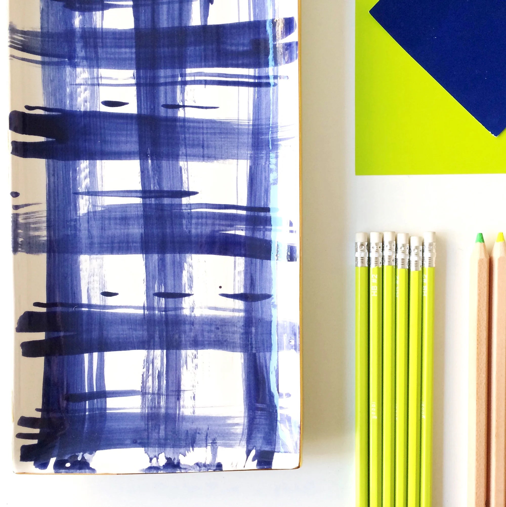 Brooks Plaid Tapas Tray