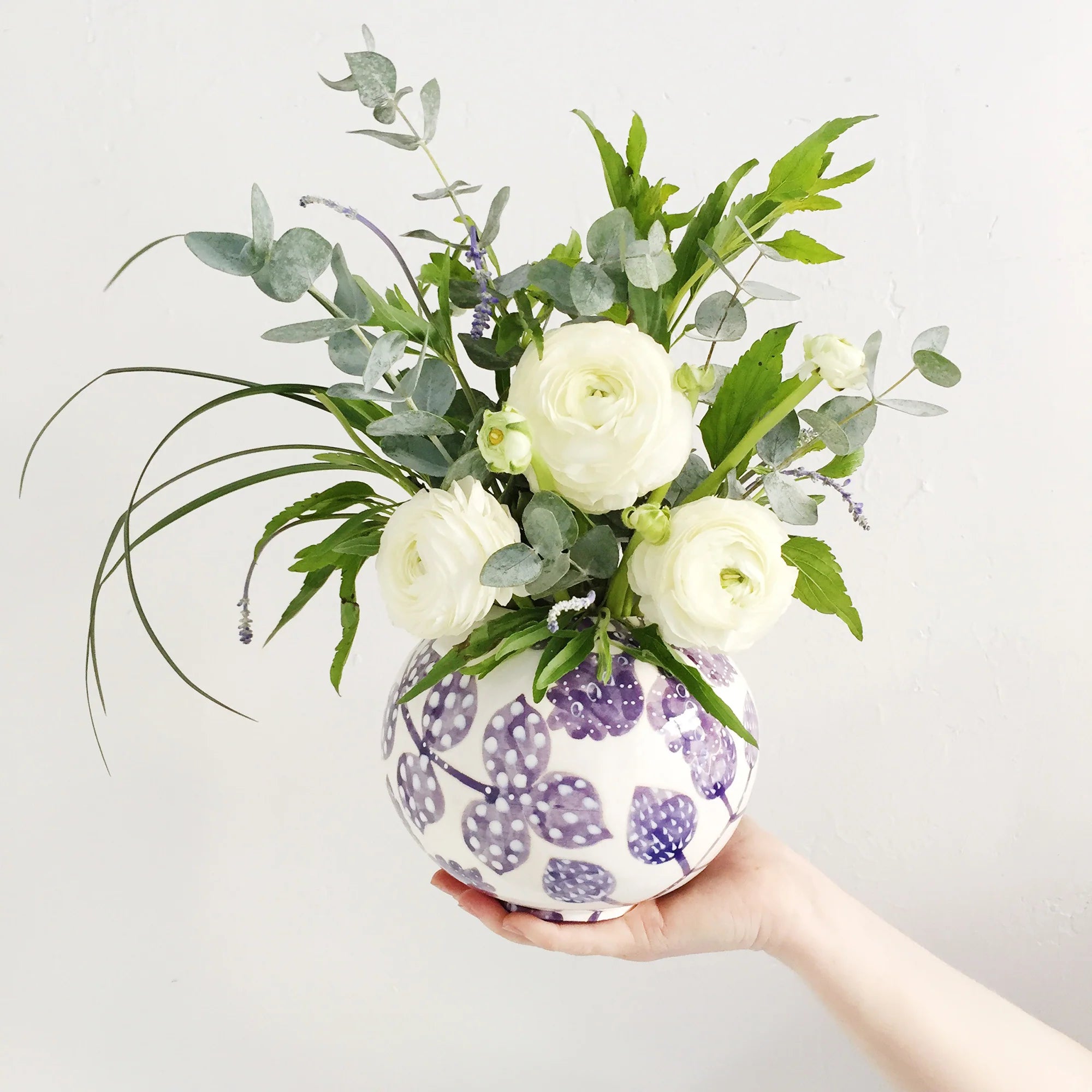 Bali Toile Belly Bowl