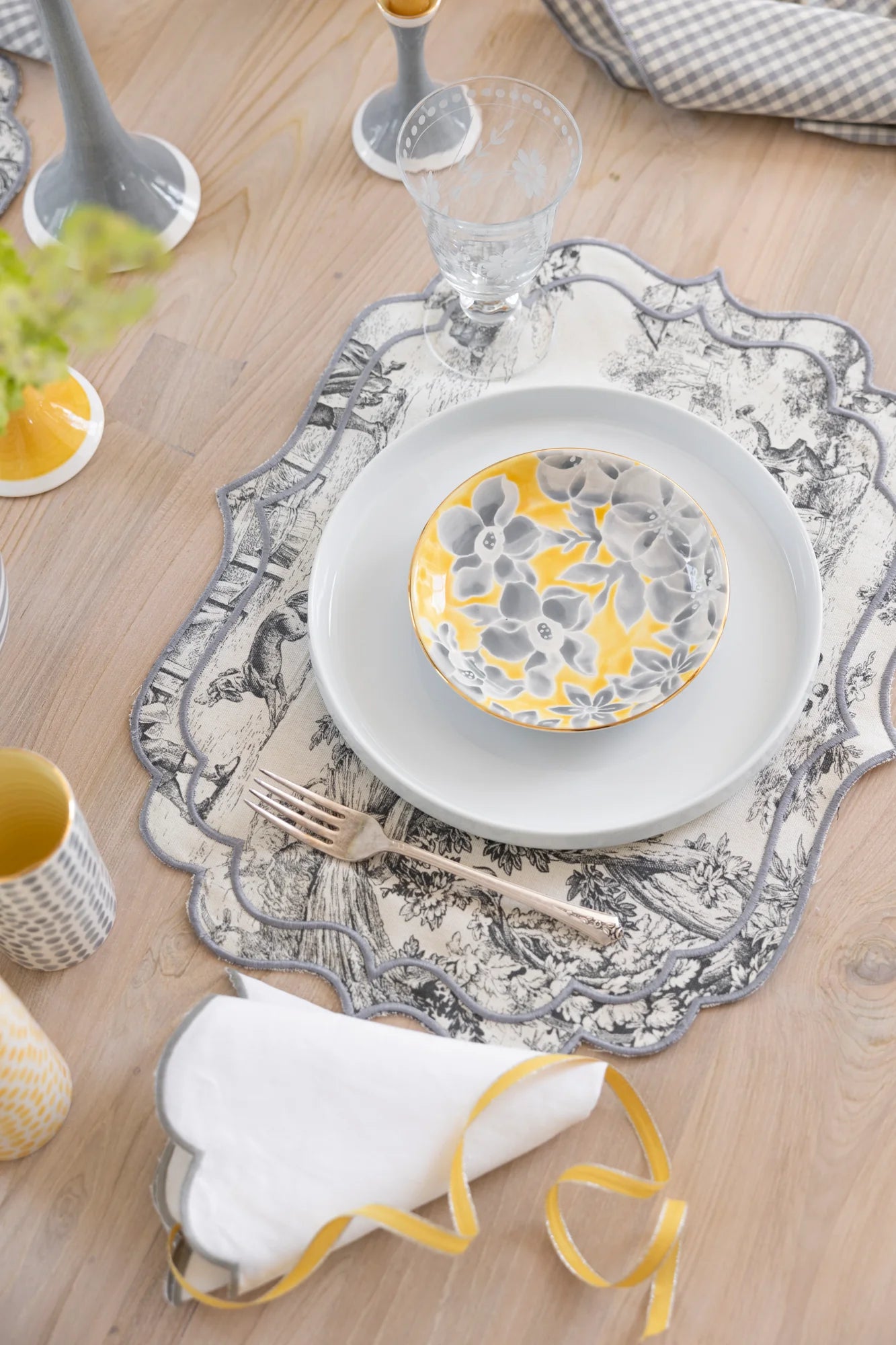 Ochre/Silver- Drittofilo Cotton Ribbon