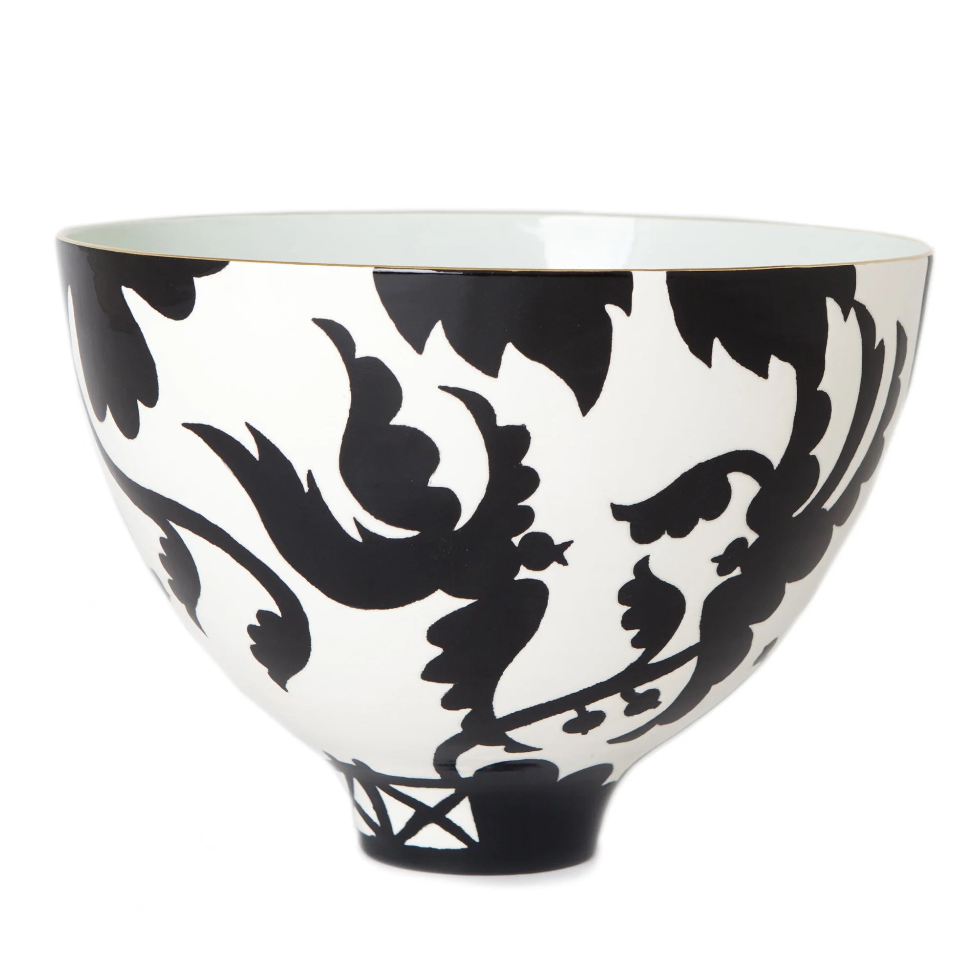 Chinois Coper Bowl in Black
