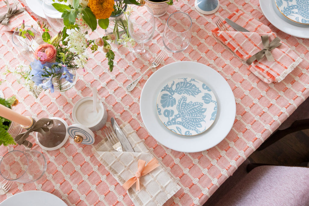 Hopsack Set of 4 Napkins- Taupe