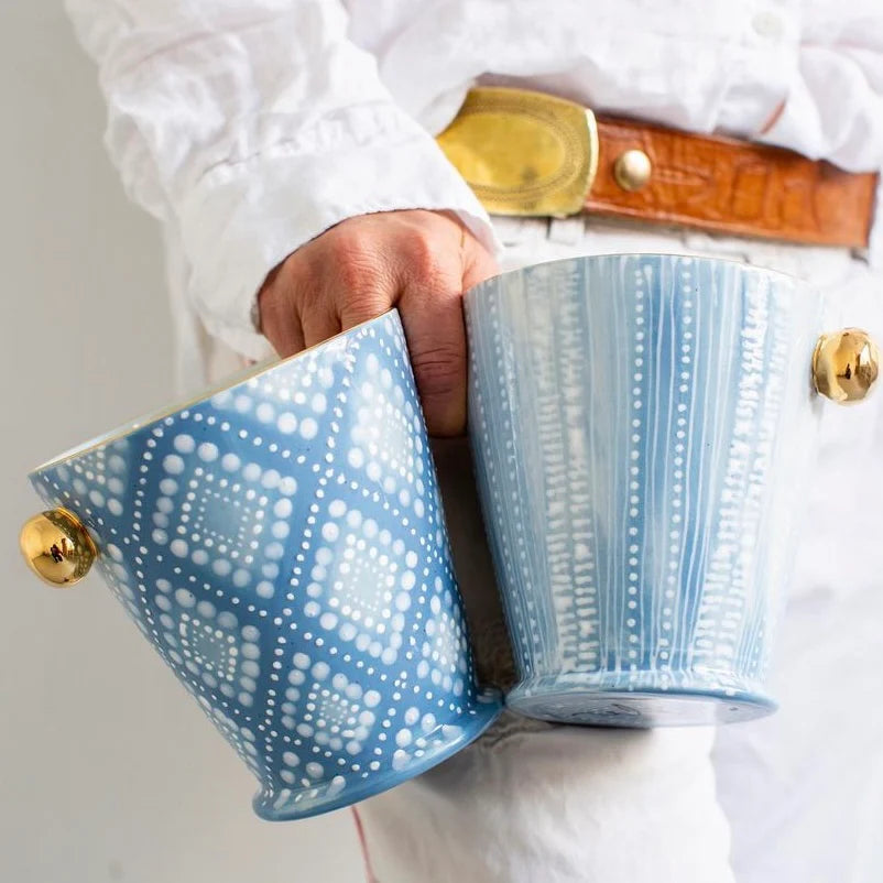 Tjanting & Calypso Herb Pots in Tidepool