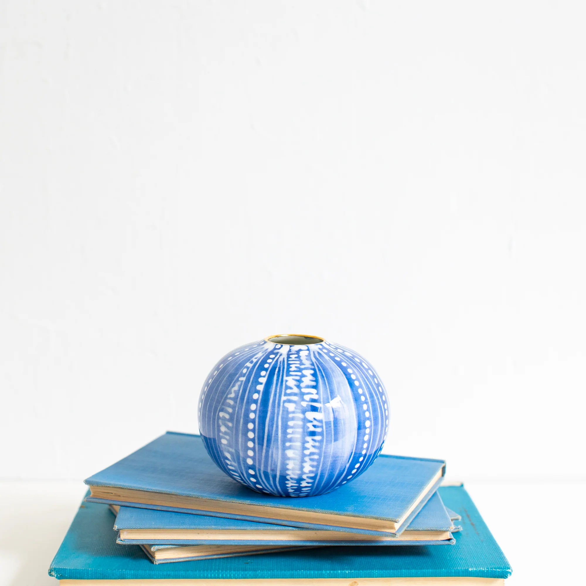 Calypso Bud Vase in Indigo