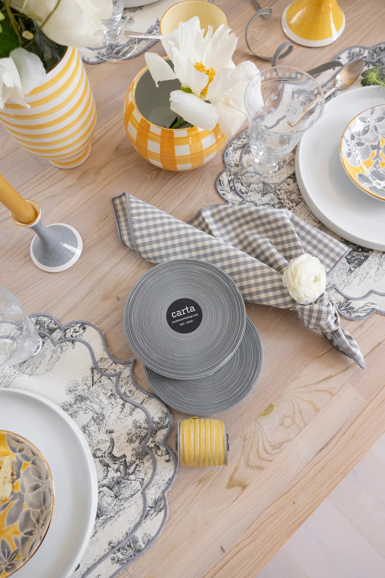 Set of 2 Gingham Napkins