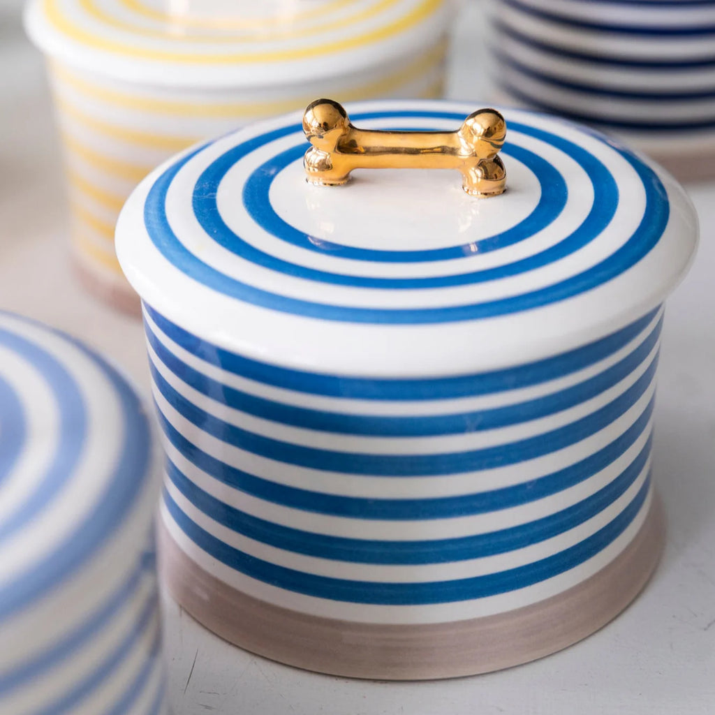Jill Rosenwald X Polkadog Bone Jar- Ocean