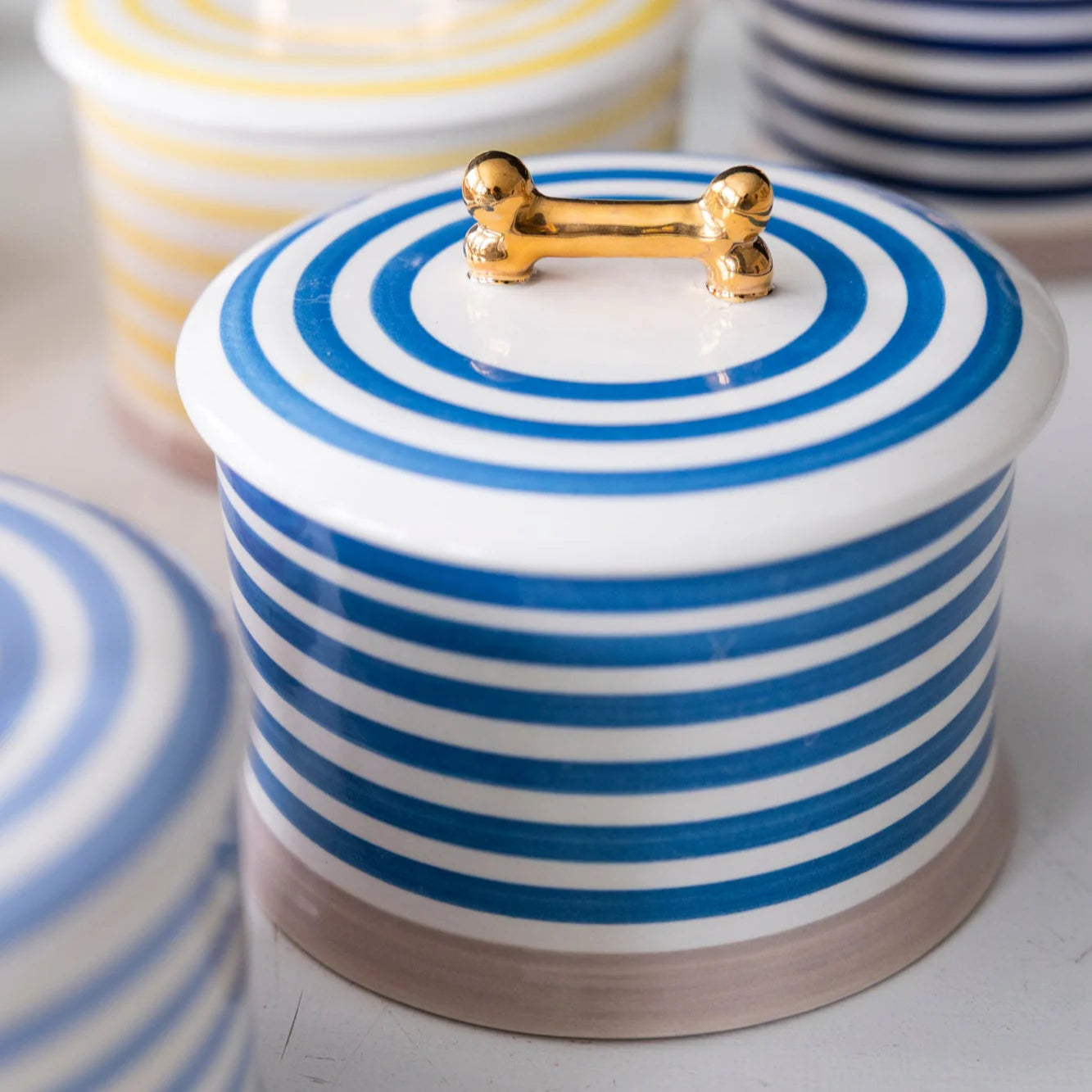 Jill Rosenwald X Polkadog Bone Jar- Ocean